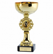 Shield6 Gold Presentation Cup Gold 6.25 Inch