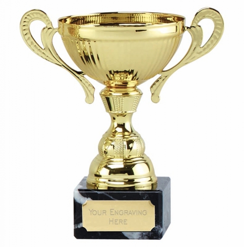 Presentation Cup  Turin Gold in  Sizes  FREE Engraving up to 45 Letters 