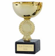 Rosette Gold Cup 5.25 Inch (13.5cm) : New 2019