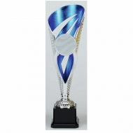 Grand Voyager Presentation Cup Trophy Award Silver/Blue 12.5 Inch (31.5cm) : New 2020