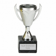 Chevron Silver Presentation Cup Trophy Award 6 Inch (15cm) : New 2020
