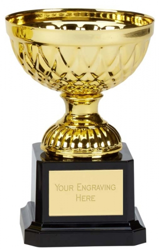 Tweed Mini Presentation Cup Trophy Award Gold 4.75 Inch (12cm) : New 2020