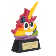 Unicorn Rainbow Poop Trophy Award