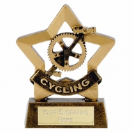 Mini Star Cycling Trophy Award AGGT 3.25 Inch