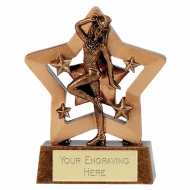 Mini Star Dance Award Trophy AGGT 3.25 Inch