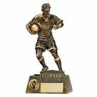 PINNACLE Rugby Trophy Award Clubman - AGGT - 8.75 Inch (22cm) - New 2018