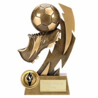 Gold Flash5 Football Boot Trophy AGGT 5.75 Inch