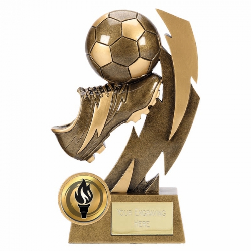 Gold Flash4 Football Boot Trophy AGGT 4 7/8 Inch