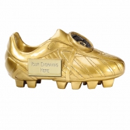 Premier5 Golden Boot Ebony Gold 5 Inch Football Trophy