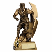 Gold Flash5 Football Trophy AGGT 5.75 Inch
