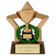 Mini Star Cup Gold Award Trophy AGGT 3.25 Inch