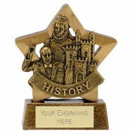Mini Star History Award Trophy AGGT 3.25 Inch