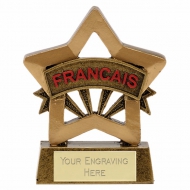 Mini Star French Award Trophy AGGT 3.25 Inch