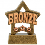 Mini Star Bronze Award Trophy - AGBT - 3 1/8 inch (8cm) - New 2018