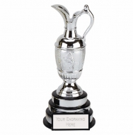 Golf Trophy Award Cup - Silver/Black - 8 inch (20cm) - New 2018