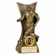 CONQUEROR Football Trophy Award - AGGT - 6.25 (16cm) - New 2018