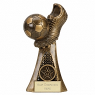 VICTOR Boot & Ball Football Trophy - AGGT - 7 (17.5cm) - New 2018