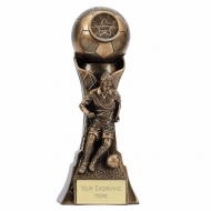 Genesis Male Footballer 7 Trophy Inch (17.5cm) : New 2019