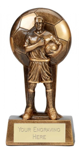 Soul Football Trophy Award Male 7.25 Inch (18.5cm) : New 2020
