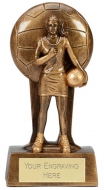 Soul Netball Trophy Award 7.25 Inch (18.5cm) : New 2020
