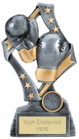 Flag Boxing Trophy Award 5 1/8 Inch (13cm) : New 2020