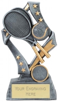 Flag Tennis Trophy Award 6.75 Inch (17cm) : New 2020