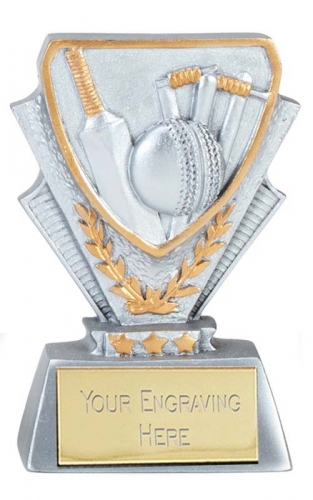 Cricket Trophy Award Mini Presentation Cup Trophy Award 3 3/8 Inch (8.5cm) : New 2020