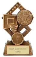Cube Basketball Trophy Award 4.5 Inch (11.5cm) : New 2020