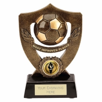 Celebration Shield7 Most Improved Football Trophy AGGT 7 Inch