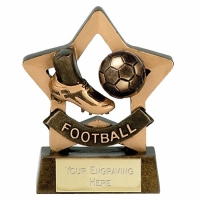 Mini Star Football Trophy AGGT 3.25 Inch