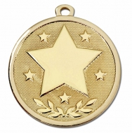 GALAXY Stars Medal Gold 45mm