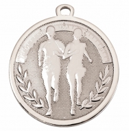 GALAXY Running Medal Silver 45mm