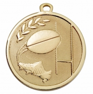 GALAXY Rugby Medal Gold 45mm