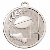 GALAXY Rugby Medal Silver 45mm