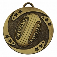 TARGET Rugby Stars Medal Bronze 50mm