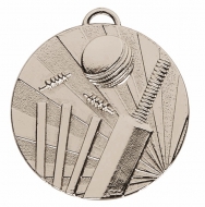 TARGET Cricket Medal Silver 50mm