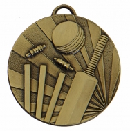 TARGET Cricket Medal Bronze 50mm