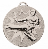 TARGET Karate Medal Silver 50mm