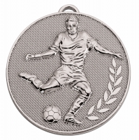 CHAMPION Football Medal Silver 60mm