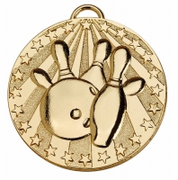 Target50 Ten Pin Medal Award 2 Inch (50mm) Diameter : New 2020