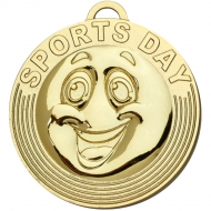 Target Sports Day Medal - Gold - 50mm diameter- New 2018