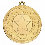 VF Centre Stars Medal - Gold - 50mm diameter- New 2018