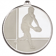 Frosted Glacier Rugby Medal