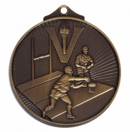 Horizon52 Rugby Medal Bronze 52mm