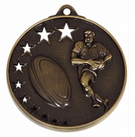 San Francisco50 Rugby Medal Bronze 52mm