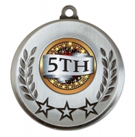 Spectrum 5th Place Medal Award 2 Inch (50mm) Diameter : New 2020