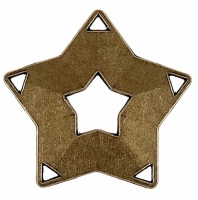 Mini Star Medal Bronze 60mm