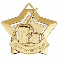 Mini Star Gymnastics Medal Gold 60mm