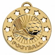 Spectrum40 Football Medal Gold 40mm