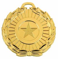 Gold Mega Star Laurel Medal 70mm (2 3/4